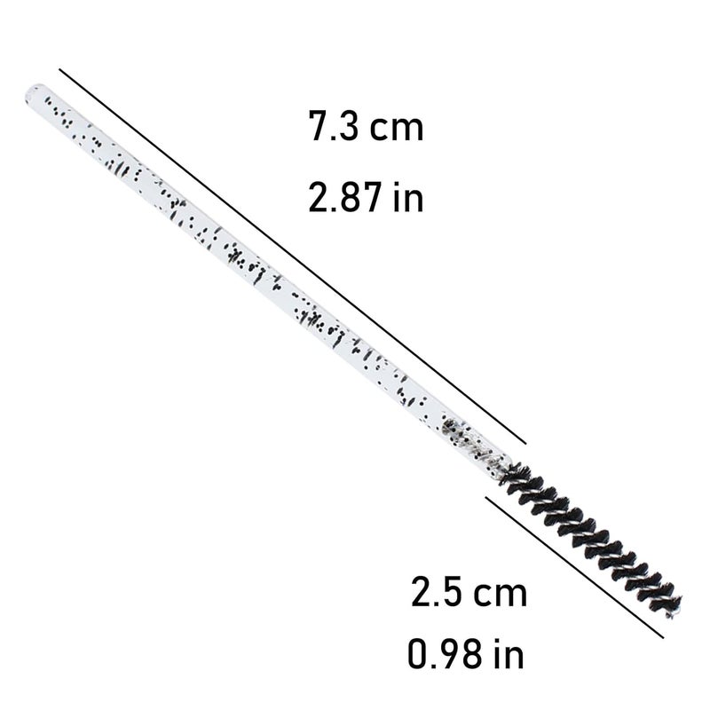 SenRocc 200pcs Disposable Skinny Mascara Wands Mini Crystal Eyelash Brushes Thin Mascara Wands Micro Brush Lash Extension Supplies Lashes Extension Tools(Skinny-4colors) - Image 3